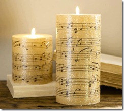 music candle
